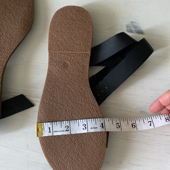 Madewell The Boardwalk Ankle Strap Leather Sandals, Size 10 - Picture 15 of 15